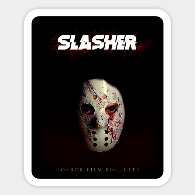 Slasher - Horror Film Roulette Sticker by STEELETEES